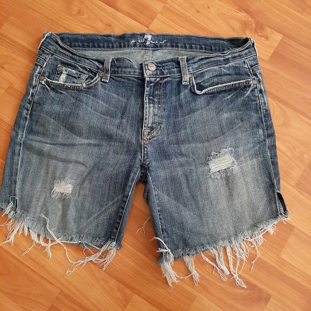 7 For All Mankind cut off shorts